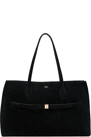Black Suede Lounge Tote