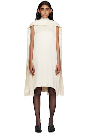 Off-White Cocoon Scarf Minidress