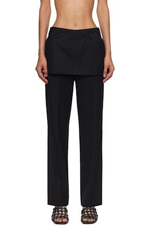 Black Skirt Trousers
