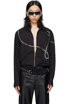 Black Zip Shirt