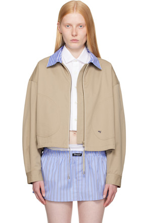 Khaki Parachute Bomber Jacket