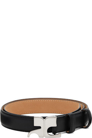 Black 25MM AC Leather Belt