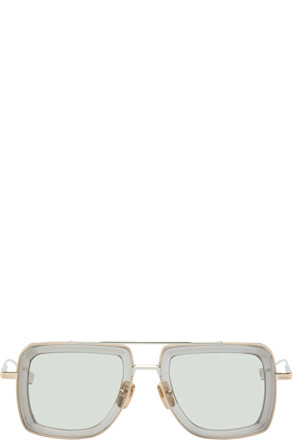 Transparent & Gold DUBSIGNAL Sunglasses