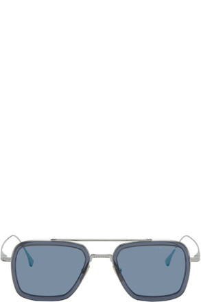 Gunmetal & Blue FLIGHT.006 Sunglasses