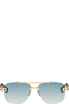 SSENSE Exclusive Gold GRAND-EVO ONE Sunglasses