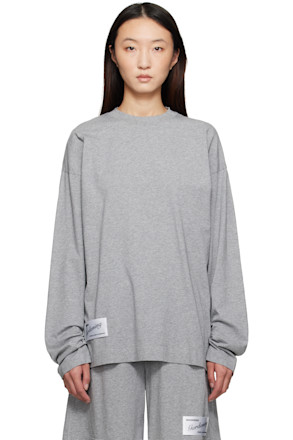 Gray Full Long Sleeve T-shirt