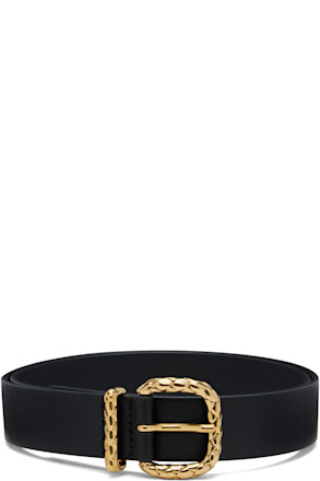 Black Coaxial Loop Belt