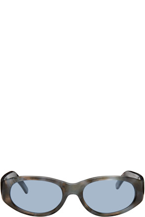 Brown & Blue Unwound Sunglasses