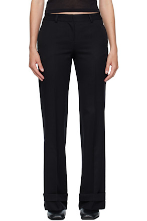 Black Hip Trousers