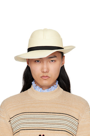 Off-White Large Brim Panama Hat