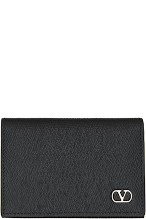 Black VLogo Signature Card Holder