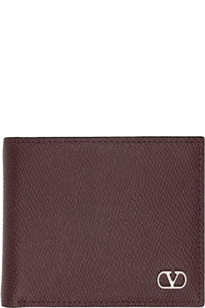 Burgundy VLogo Signature Wallet