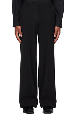 Black 'The Stirrup' Trousers