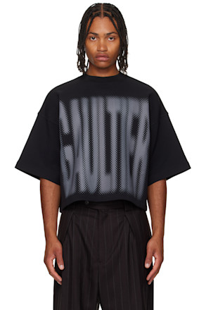 Black 'The Gaultier' Boxy T-shirt