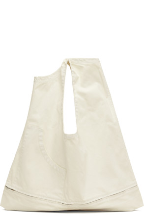 White Sculptural Convertible Vest Bag
