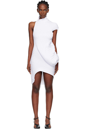 White Knit 'As It Is' Minidress
