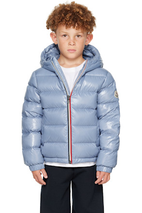Big Kids Blue New Aubert Hooded Down Jacket