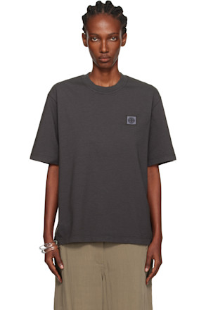 Gray 2100025 Combed Organic Cotton Jersey T-shirt