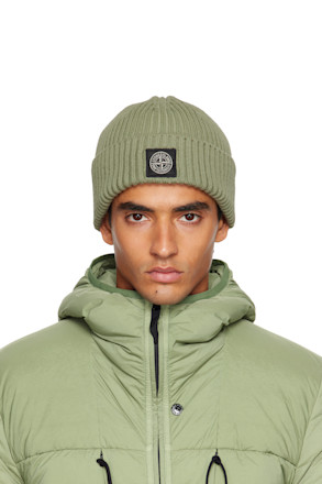Green N100002 Full Rib Beanie