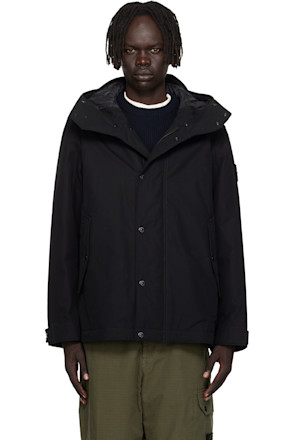Black 4100105 Weatherproof Cotton Canvas Short Parka