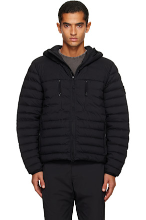 Black 4100020 Seamless Tunnel Nylon Down-TC Jacket