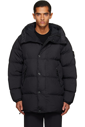 Black 4100012 Crinkle Reps NY Down Jacket