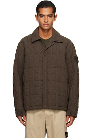 Brown 4100099 Nylon Smerigliato Jacket