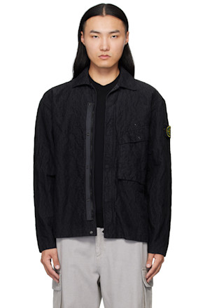 Black 1200020 Wrinkled Corduroy 500-TC Jacket