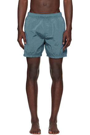 Blue B100004 Nylon Metal Swim Shorts