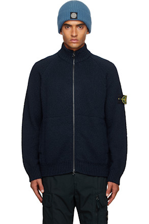 Navy 5100051 Wool Cardigan