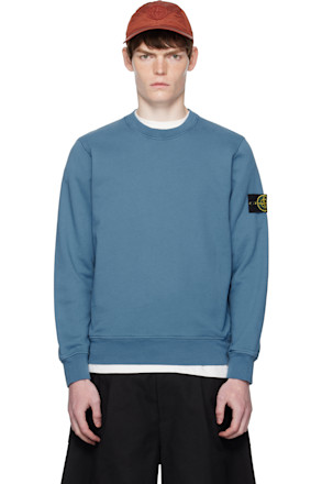 Blue 6100060 Organic Cotton Fleece Sweatshirt