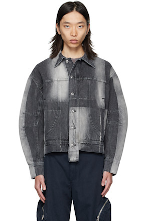 Gray 'El Jacket Redux' Denim Jacket