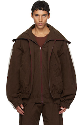 Brown Fusion Track Jacket