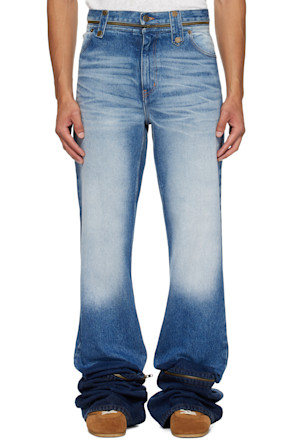 Blue Fitted Jeans