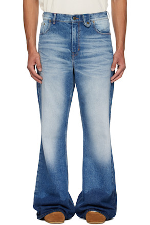 Blue Samy Wide Leg Jeans