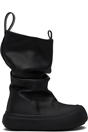 Black Fisherman Low Boots