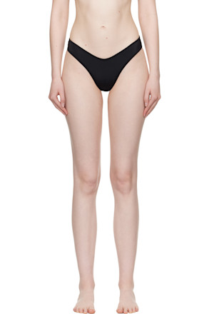 Black Calla Bikini Bottom