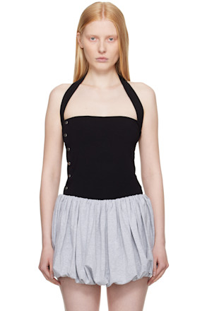 SSENSE Exclusive Black Snap Top