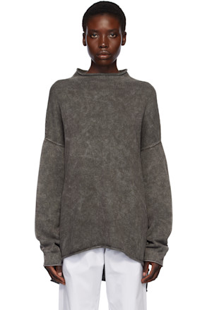Gray Fade Rollneck Sweater