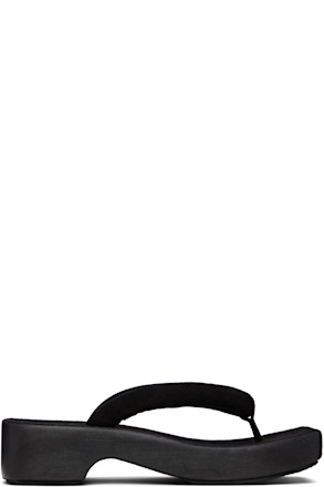 Black Zori Sandals