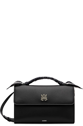 Black 'MA' Pochette Bag