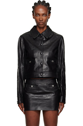 Black MA Leather Jacket