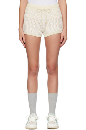 Off-White Crochet Shorts