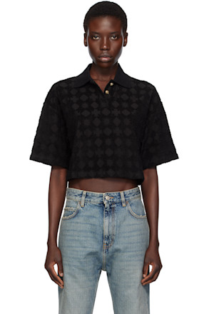 Black MA Quad Toweling Polo
