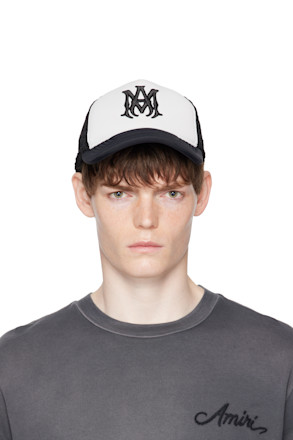 Black MA Two Tone Trucker Cap