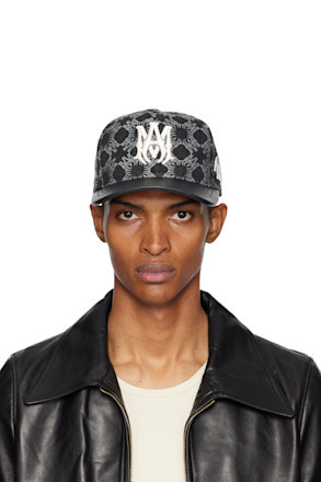 Black MA Quad Denim Cap