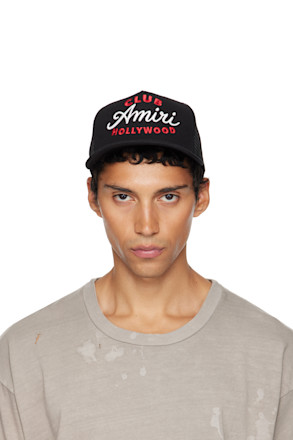 Black 'Club AMIRI' Trucker Cap