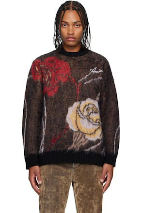 Multicolor Floral Crewneck Sweater
