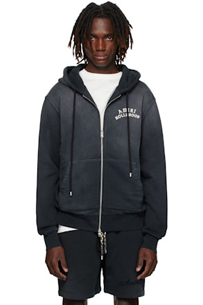 Black 'AMIRI Hollywood' Zip Hoodie