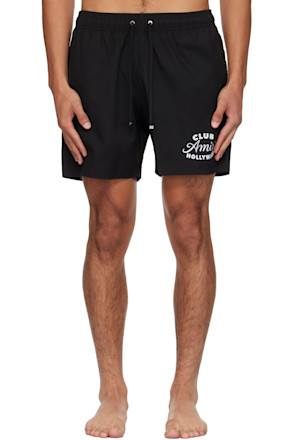 Black 'Club Amiri' Swim Shorts